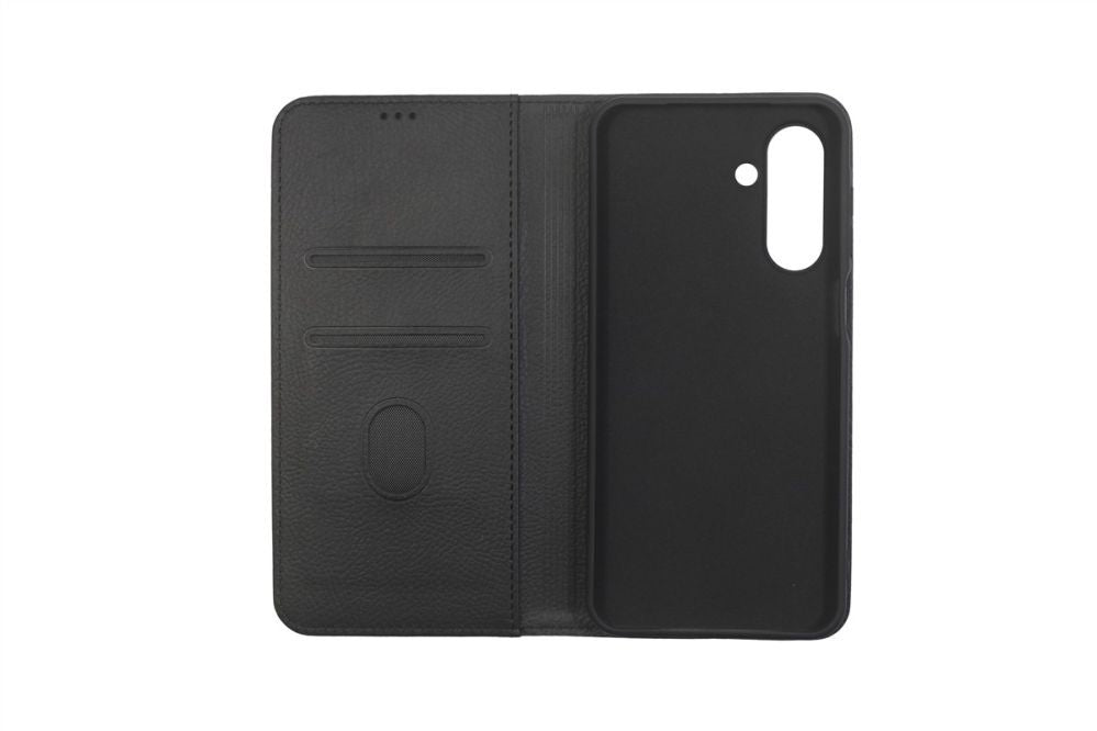 Back panel cover Just Must  JM STAND FLIP CASE for Galaxy A17 Black