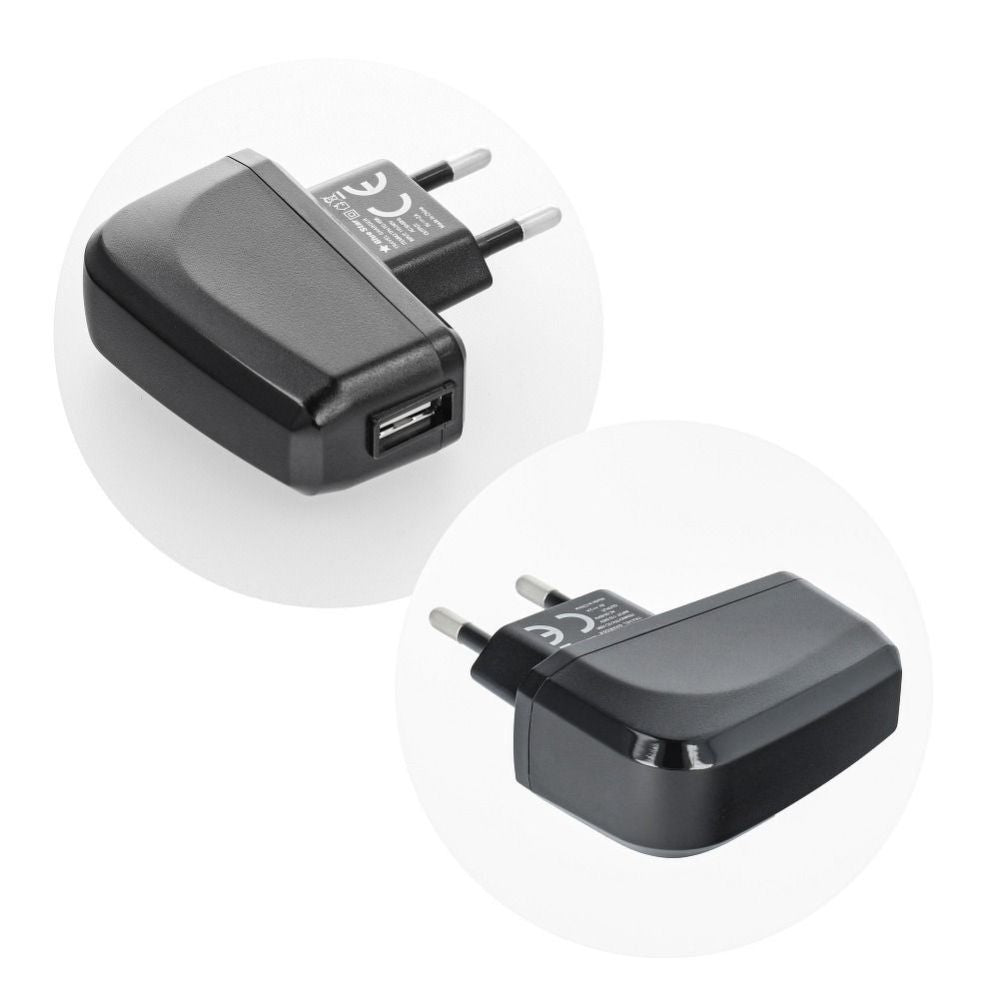 Cable Blue Star  Phone charger Blue Star Lite USB A 2A 10W + cable USB A to USB C TFK-TC-1095B black