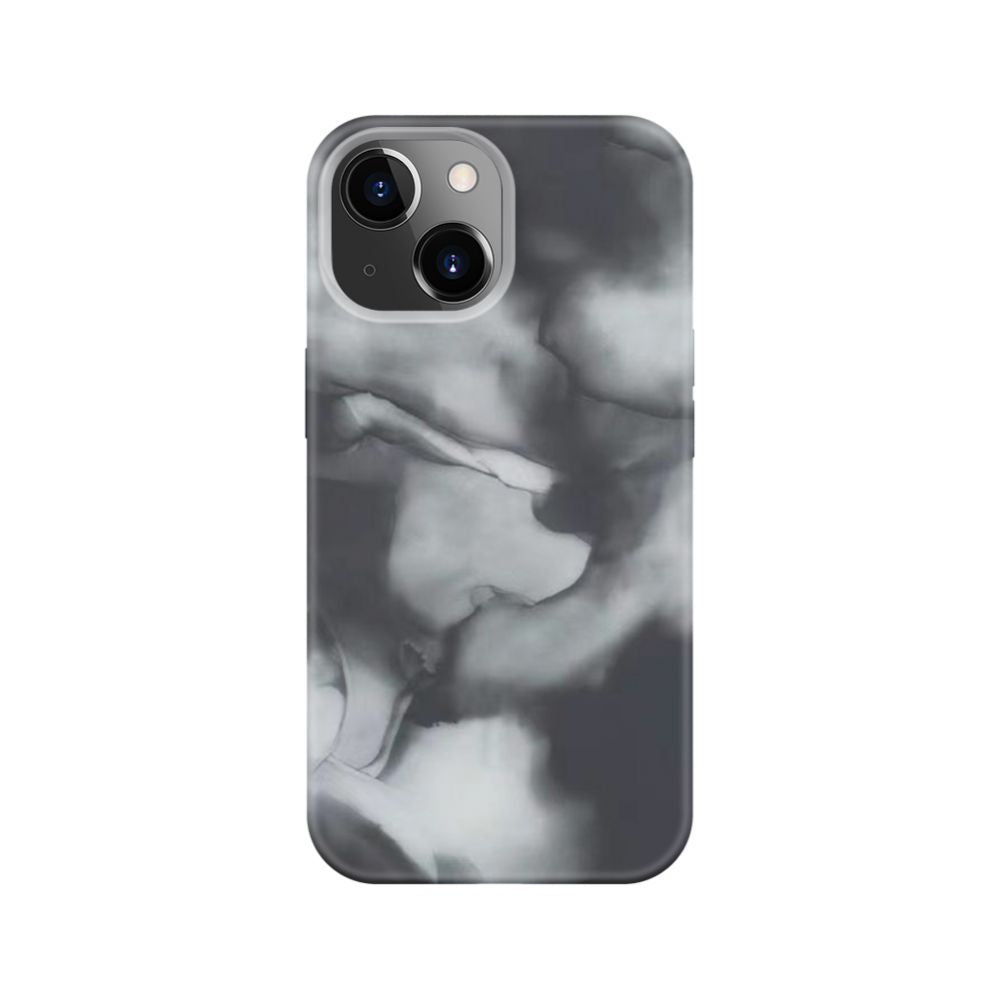 Back panel cover Evelatus Apple iPhone 14 Premium Silicone case Customized Print Gray