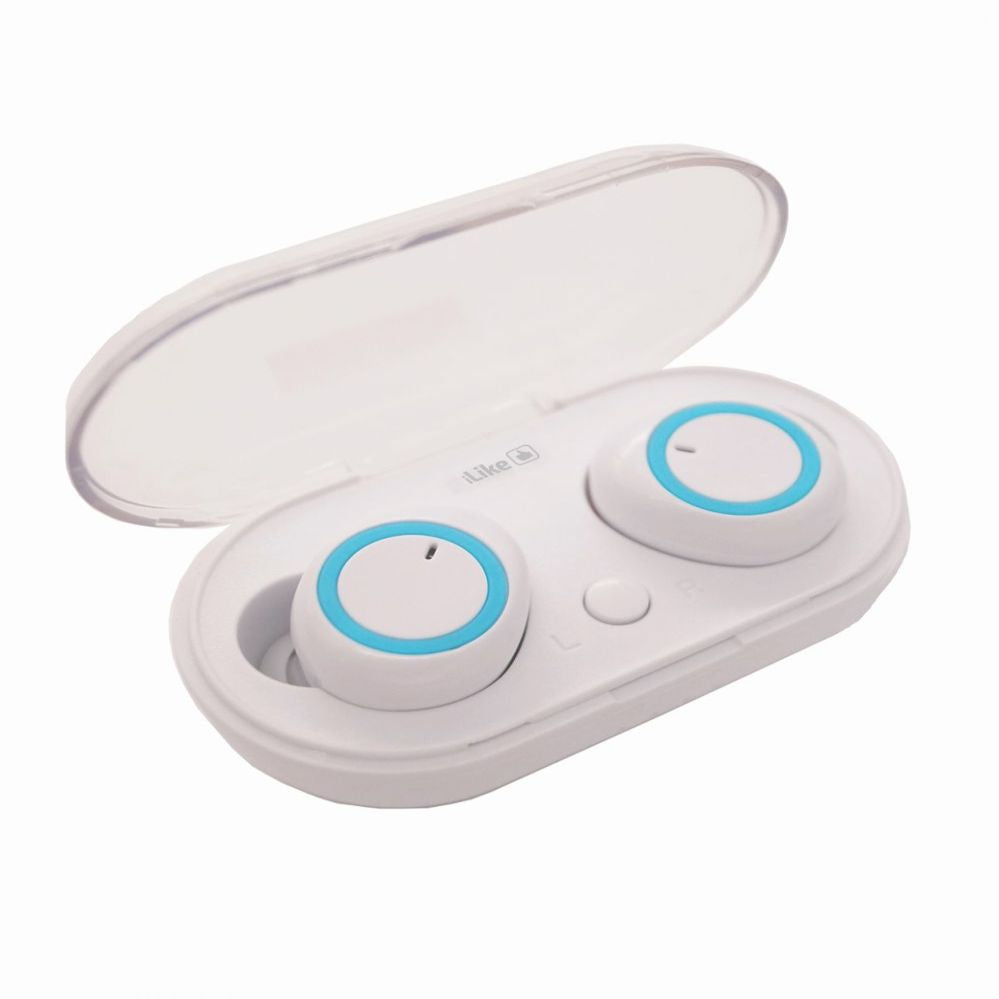 Wireless headphones iLike  Bluetooth Earbuds IBE01 White
