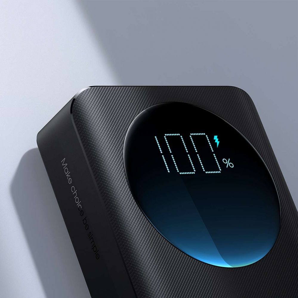 Väline aku Joyroom  Powerbank Joyroom JR-PBF02 30W 20000mAh + USB-A - USB-C cable 0.25m - black