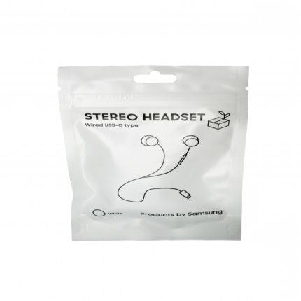 Wired headphones Samsung  Samsung AKG earphones in bag, White