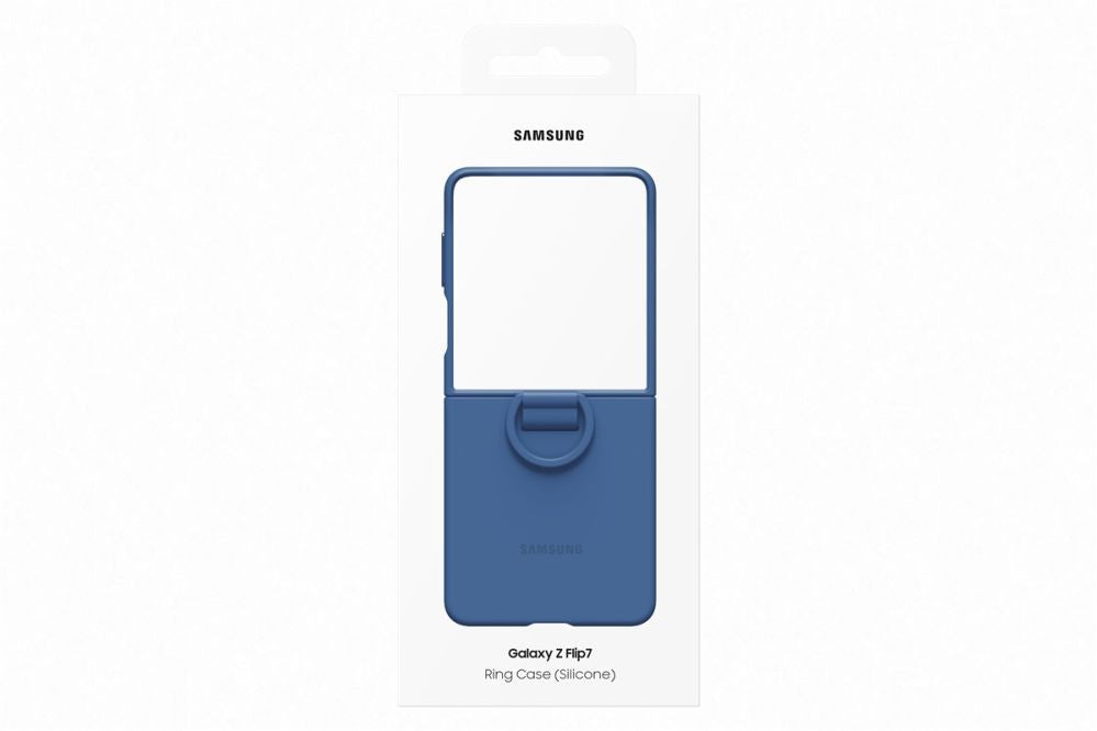 Чехол на заднюю панель Samsung  PF766TNEGWW Ring Case (Silicone) Samsung Galaxy Flip7, Blue