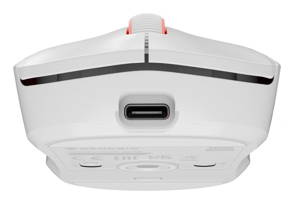 Computer mouse Genesis  Zircon XIII Custom | Wireless | Gaming Mouse | 2.4 GHz, USB | White