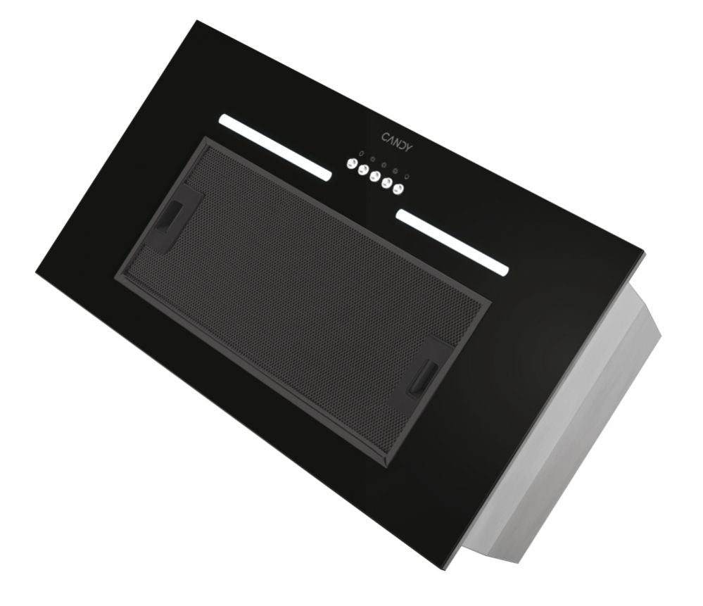 Integreeritav õhupuhasti Candy  CPY5MBG Hood, C, Built-in, Width 52 cm, Extraction power 298 m³/h, Mechanical control, Black Glass