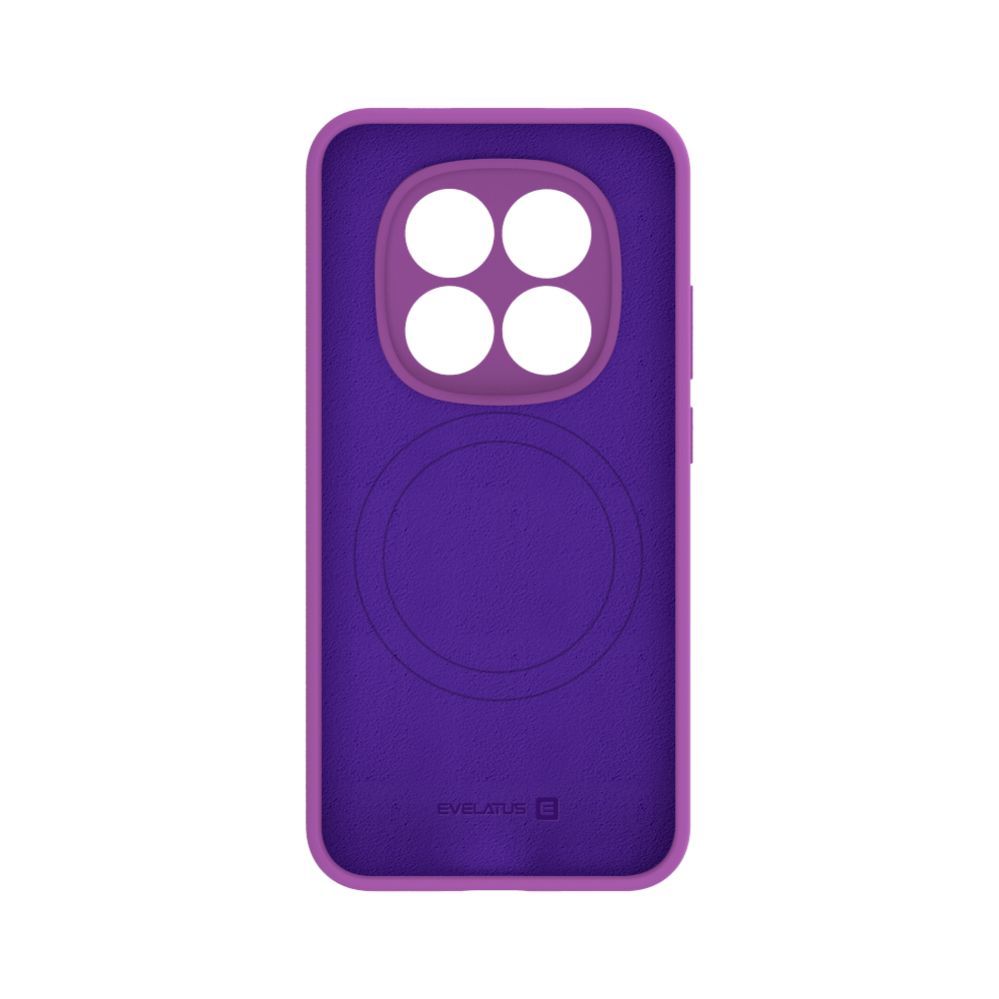 Tagakaaned Evelatus Xiaomi Redmi Note 15 Pro Premium Magnetic Soft Touch Silicone Case Purple