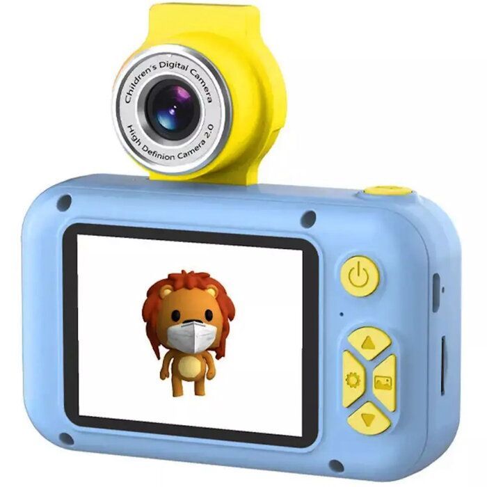 Фото и видео аксессуар CP  FL1 Kids HD 1080p Flip Lens Photo & Video Camera with MicroSD card slot 2 LCD color screen