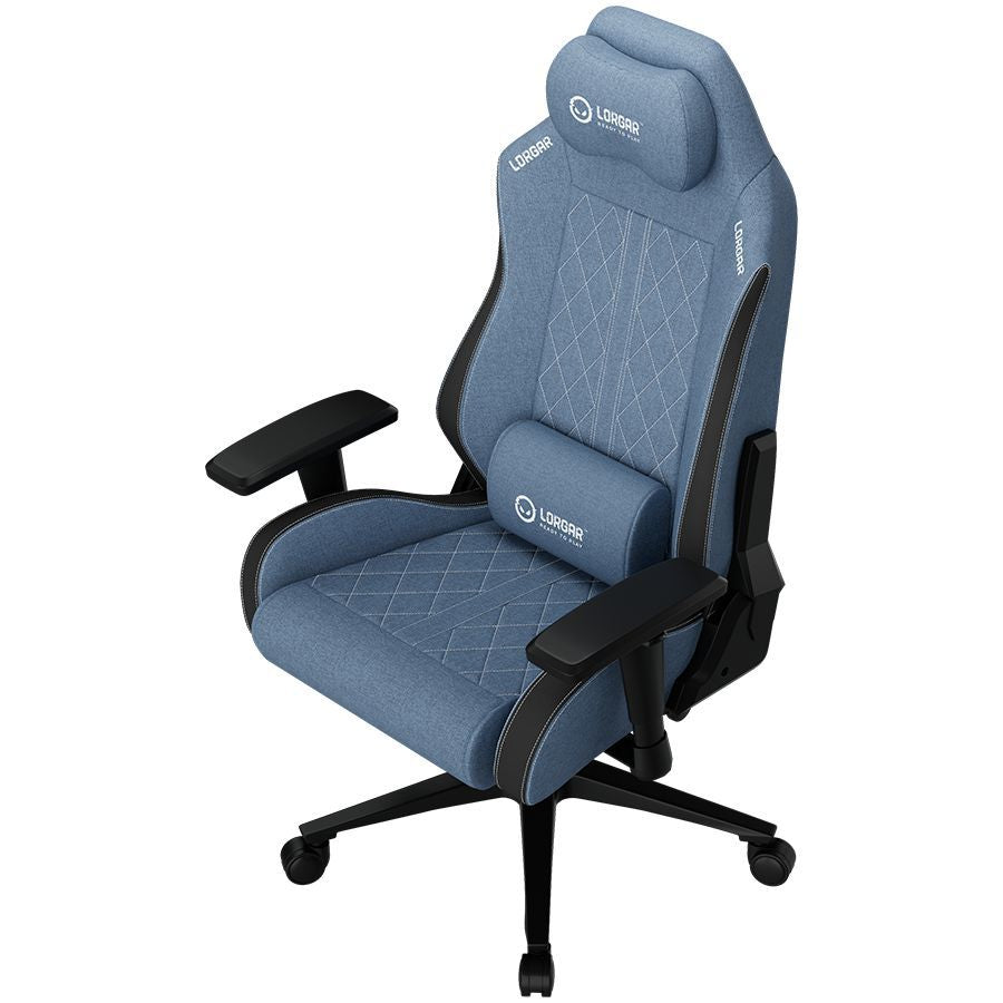 Computer chairs / desks LORGAR LORGAR CHA41, Ergonomic Gaming Chair Advanced, premium anti-stain fabric, Blue