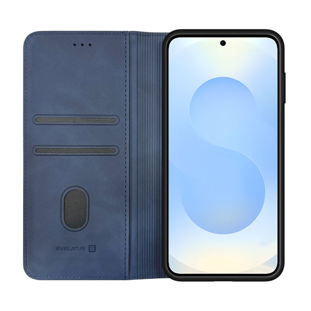 Kaaned - kaaned Evelatus Samsung Galaxy S26 Book Case Dark Blue