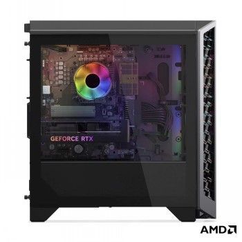 Personaalarvuti Lenovo  LENOVO LOQ TOWER RYZEN 7 8745HX/32GB/1TB SSD/AMD SOC PLATFORM/RTX5070_12GB/2X 120MM FRONT SYSTEM FAN WITH ARGB LIGHT + 120MM REAR SYSTEM FAN WITH ARGB LIGHT/W11H (LUNA GREY/ECLIPSE BLACK)