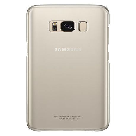 Tagakaaned Samsung  QG955CFE Clear Cover for Galalxy S8+ G955 Gold