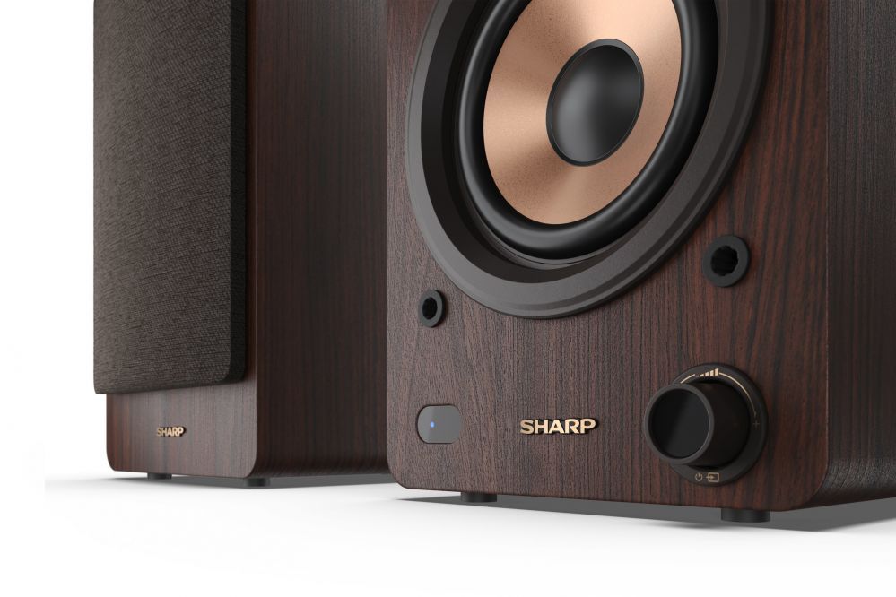 Arvutikõlarid Sharp  CP-SS30 Bookshelf Speakers, Brown