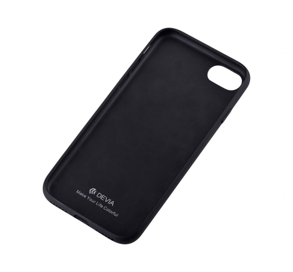 Back panel cover Devia Apple iPhone 7 Plus/8 Plus Flower Embroidery Case Black
