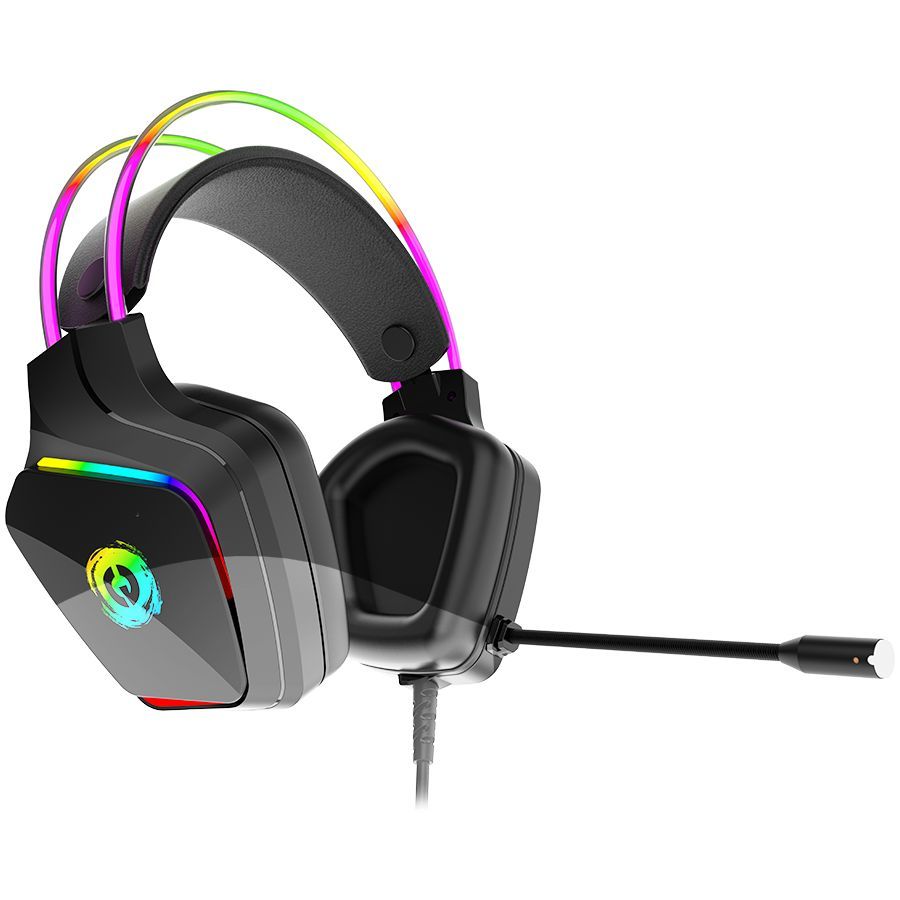 Kõrvaklapid mikrofoniga Canyon  CANYON headset Darkless GH-9A Black