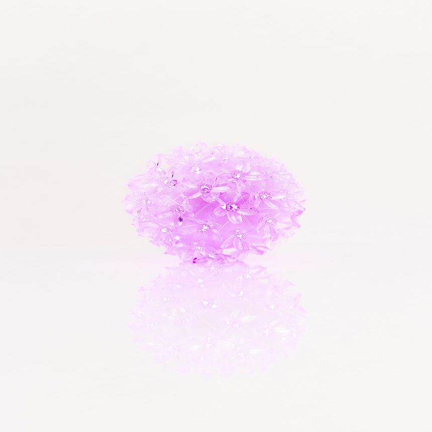 Valgustid N/A  Bumba ar puķēm RS-208 50LED D-11cm Purple