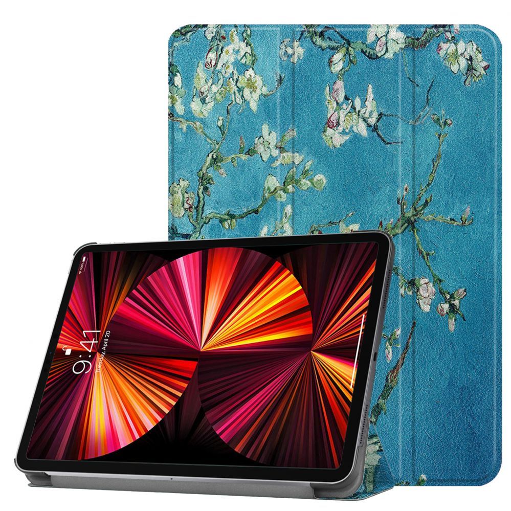 Чехол книжка iLike  Galaxy Tab S9 FE Plus Tri-Fold Eco-Leather Stand Case Sakura