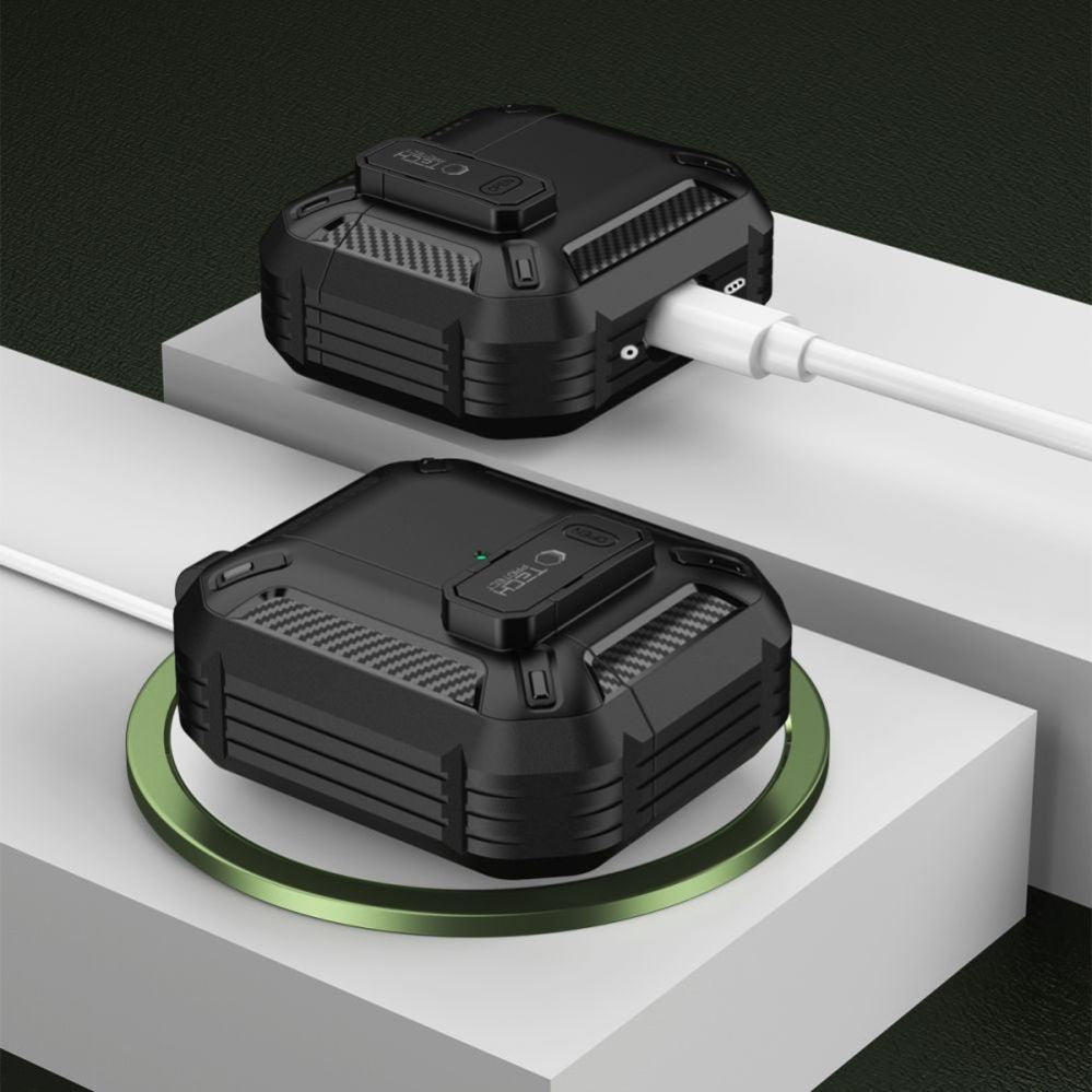 Другие товары Tech-Protect  Tech-Protect Carbonox Case for AirPods 4 - Black