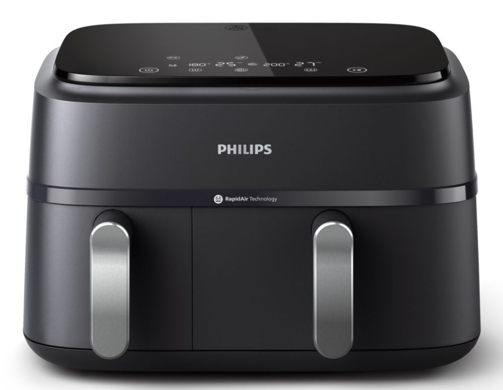 Lauagrillid Philips  Dual Basket Airfryer | NA351/00 3000 Series | Power 2750 W | Capacity 9 L | Rapid Air technology | Black