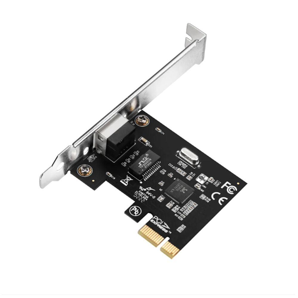 Võrgulülitid Cudy  PE10 NetPro Gigabit Ethernet PCIe Adapter Realtek Chipset Auto MDI MDIX Black