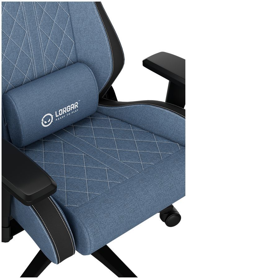 Computer chairs / desks LORGAR LORGAR CHA41, Ergonomic Gaming Chair Advanced, premium anti-stain fabric, Blue
