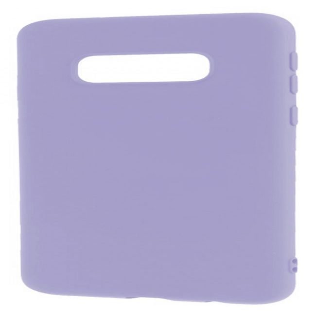 Back panel cover Evelatus Samsung Galaxy S10e Nano Silicone Case Soft Touch TPU Blue