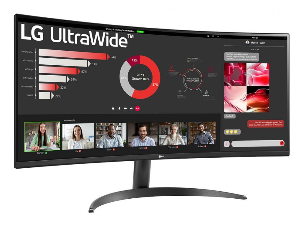 Монитор LG  MONITOR LCD 34" VA/34WR50QK-B