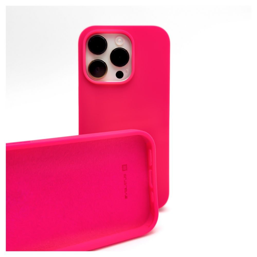 Tagakaaned Evelatus Apple iPhone 14 Pro Max 6.7 Premium Soft Touch Silicone Case Rosy Red