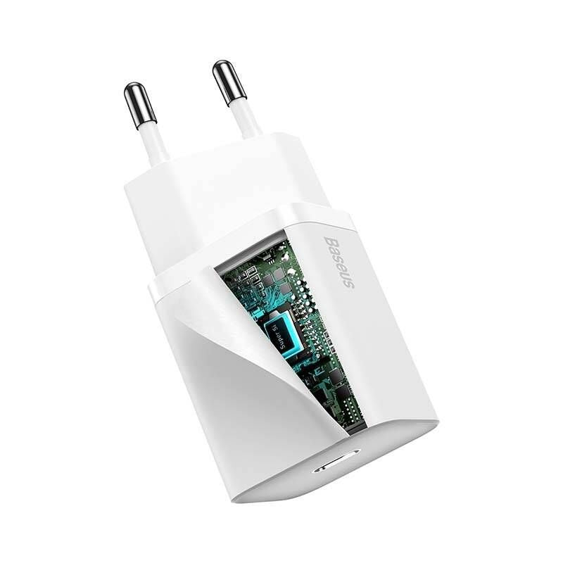 Адаптер Baseus  Baseus Super Si Quick Charger 1C 20W (white)