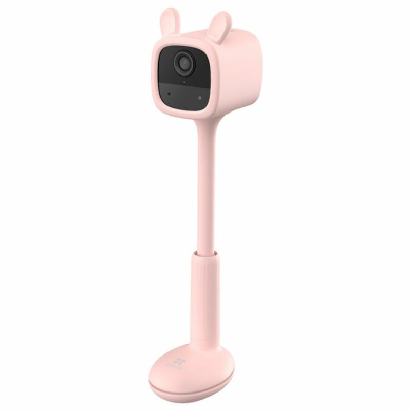 Videokaamera EZVIZ  BM1 Rabit Indoor Battery-powered magnetic Baby Smart HD Monitor with screw fixation Pink