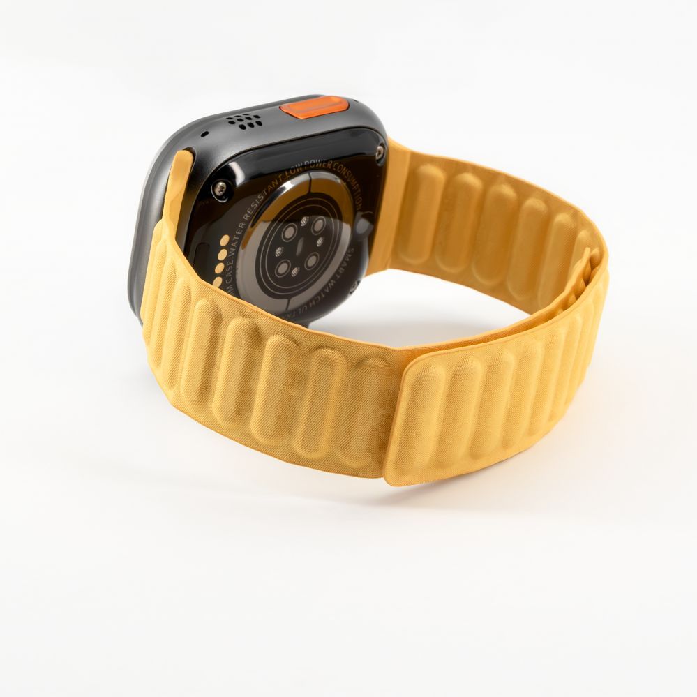Ремешок Connect  Watch 38/40/41mm Fine woven twill magnetic chain Watch Straps Yellow