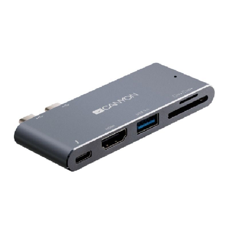 Converter Canyon  DS-5 Multiport Docking Station with 5 port Space Gray