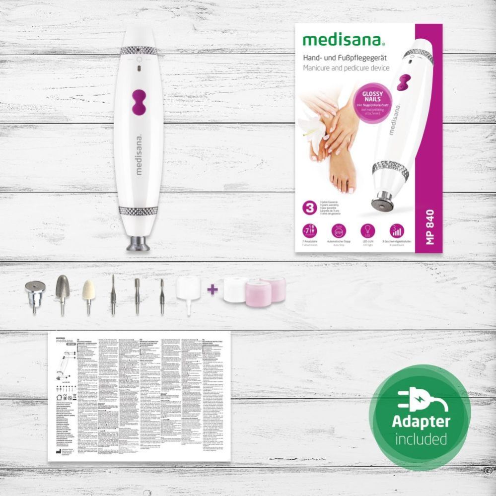 Body care Medisana  Medisana MP 840 Manicure/Pedicure device (incl. 7 attachments)