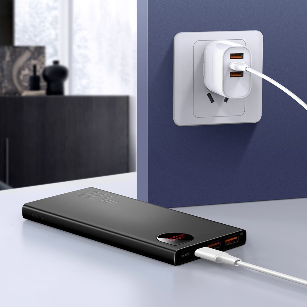 Power bank Baseus  Baseus Adaman Metal power bank with fast charging 10000mAh 22.5W (Overseas Edition 2021) black