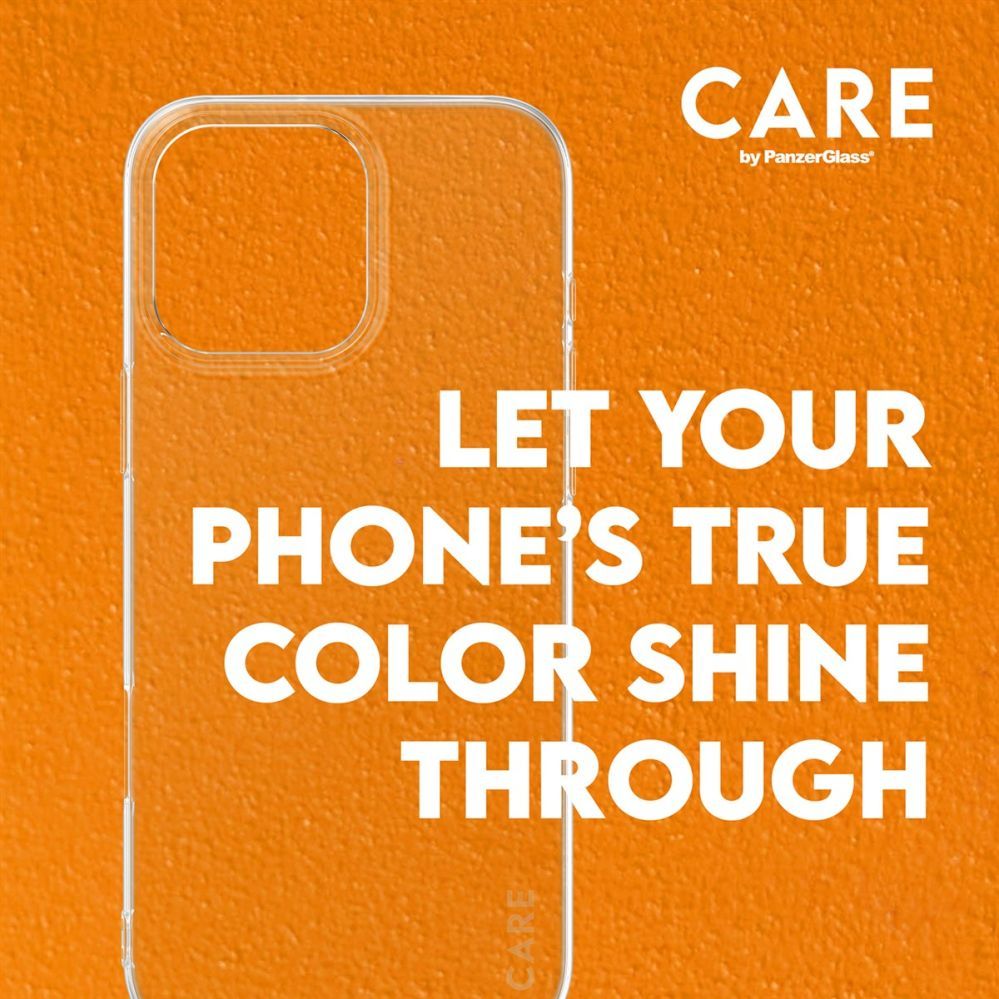 Tagakaaned PanzerGlass  CARE Fashion case X-Ray Soft Basic iPhone 16 Pro Max, Transparent