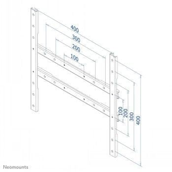 Кронштейн для телевизора NEOMOUNTS BY NEWSTAR  NEWSTAR VESA CONVERSION STRIPS - VESA 100 TO 200X100, 200X200, 400X200, 400X400 - BLACK