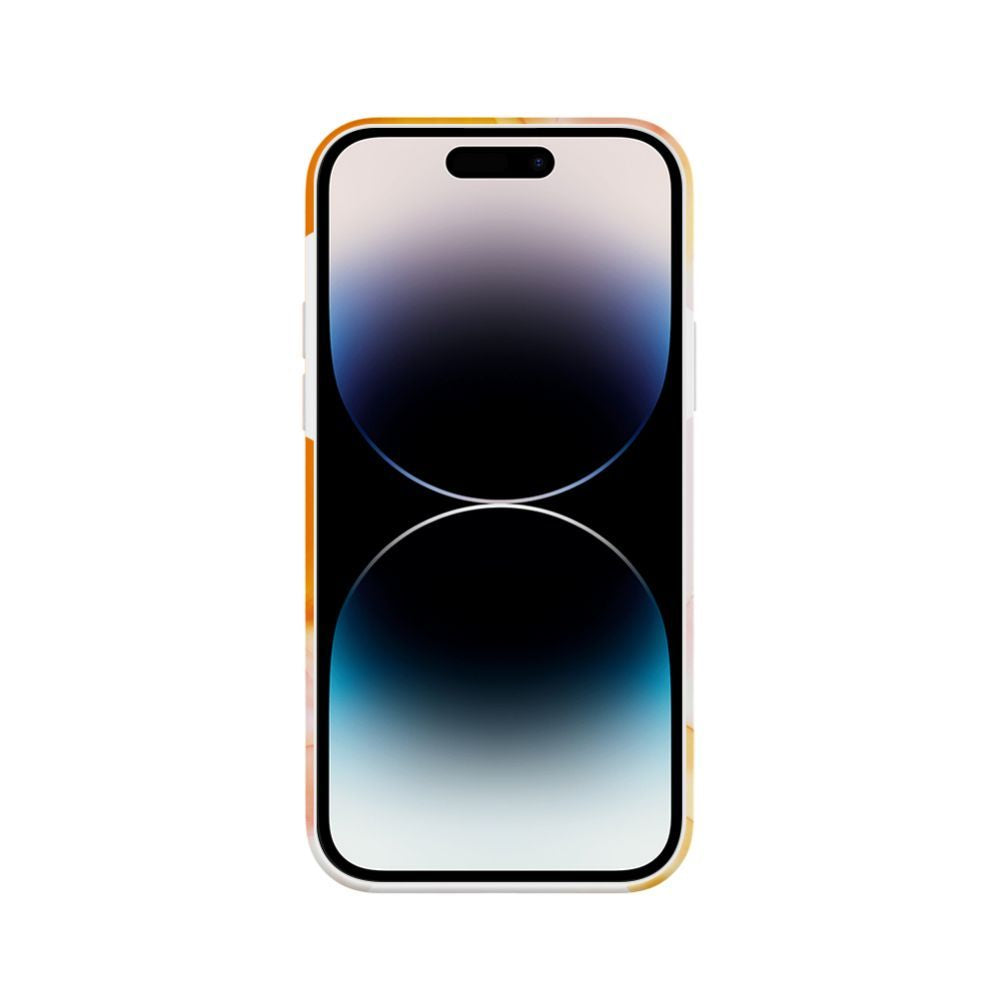 Tagakaaned Evelatus Apple iPhone 15 Pro Premium Silicone case Customized Print Orange