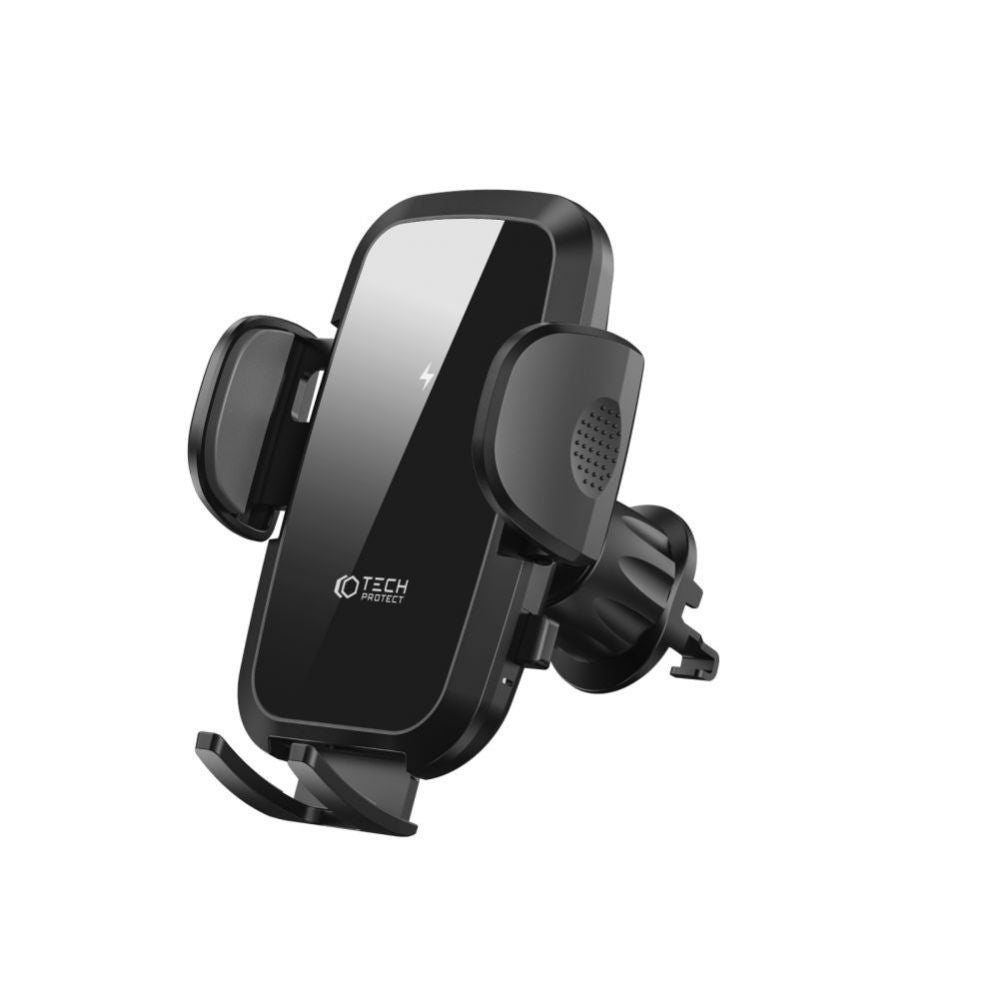 Авто держатель Tech-Protect Universal Tech-Protect CM15W-V1 Car Phone Holder with 15W Inductive Charger for Cockpit/Air Vent - Black Black