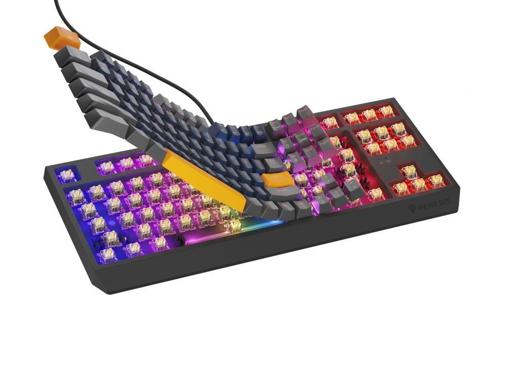 Arvuti klaviatuur Genesis  THOR 230 | Mechanical Gaming Keyboard | Wired | US | Naval Blue Positive | USB Type-A | Outemu Panda