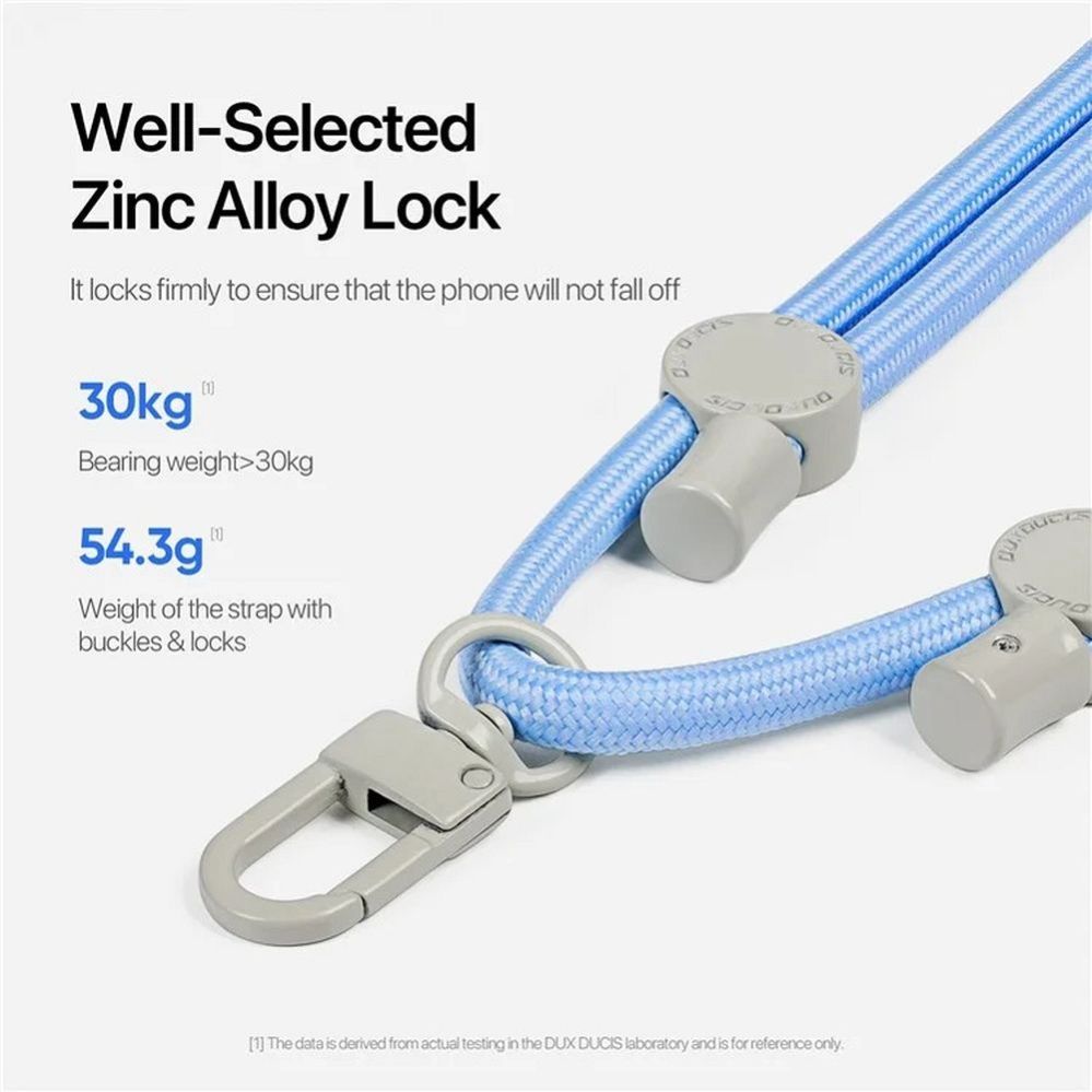 Rõngahoidja Dux Ducis Universal DUX DUCIS Plaz - cross-body phone strap - light blue Light Blue