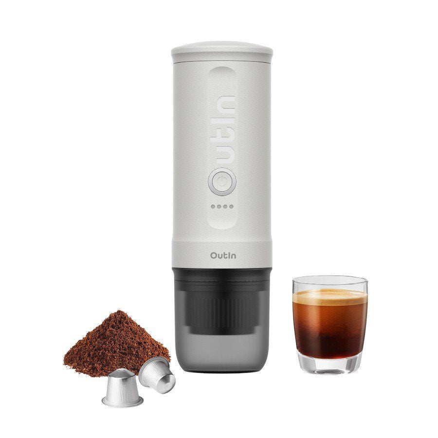 Kohvikeetja OUTIN  OUTIN Nano Espresso Machine, model OTEM-01, color Pearl White