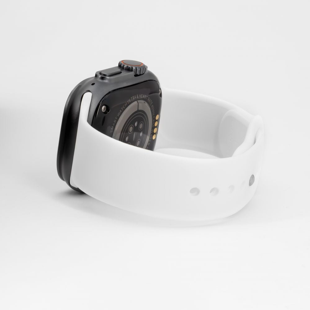 Strap Connect  Watch 42/44/45mm Silicone Loop Watch Strap (S/M 110mm) White
