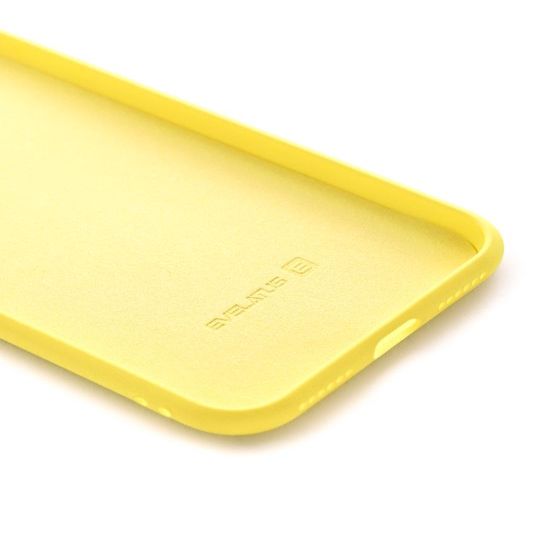 Tagakaaned Evelatus Apple iPhone X/Xs Nano Silicone Case Soft Touch TPU Yellow
