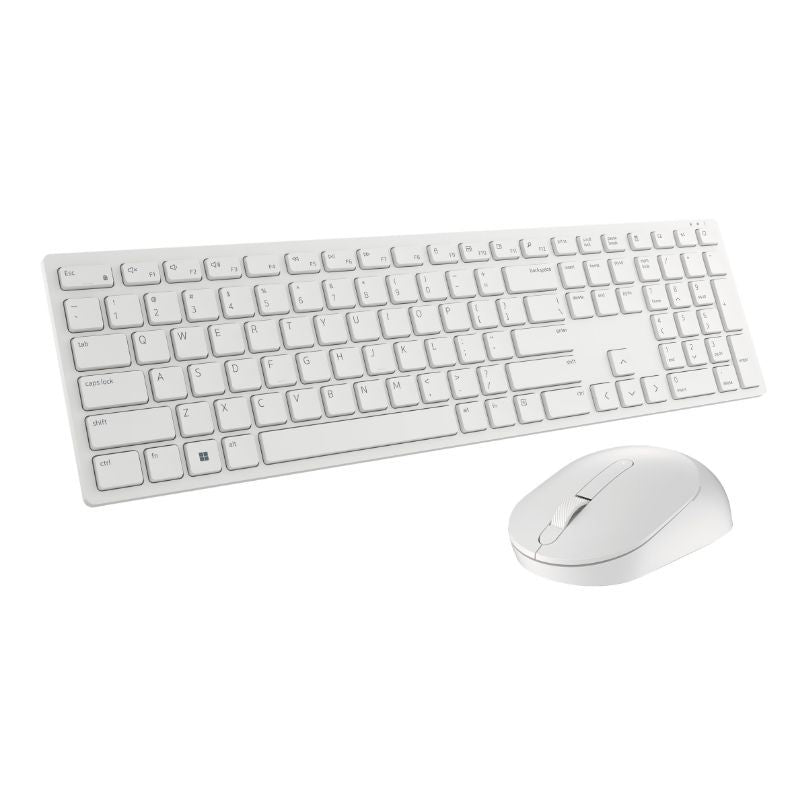 Computer keyboard Dell  Dell Pro Wireless Keyboard and Mouse - KM5221W - US International (QWERTY) - White
