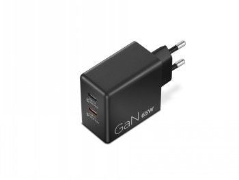 Toiteplokk Lenovo  LENOVO DUAL USB-C 65W GAN CHARGER EU