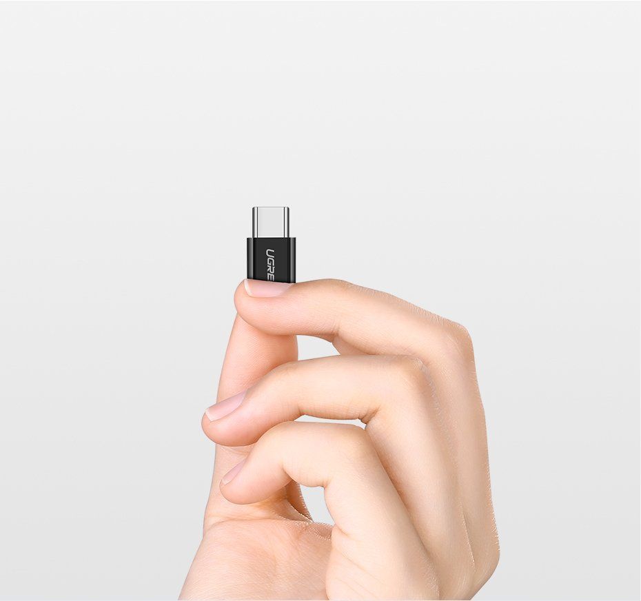 Адаптер Ugreen  adapter micro USB to USB Type C adapter black (30391) Black