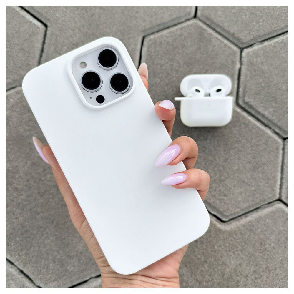 Tagakaaned Evelatus Apple iPhone 15 Pro Premium Magsafe Soft Touch Silicone Case White
