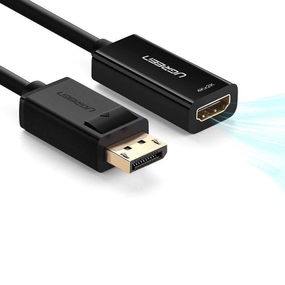 Кабель Ugreen  Cable from DisplayPort (Male) to HDMI (Female) (Unidirectional) 1080P 60Hz 12bit Black (40362)