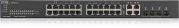 Серверы ZYXEL NETWORKS  ZYXEL GS1920-24V2, 28 PORT SMART MANAGED SWITCH 24X GIGABIT COPPER AND 4X GIGABIT DUAL PERS., HYBRID MODE, STANDALONE OR NEBULAFLEX CLOUD (5Y WARRANTY)