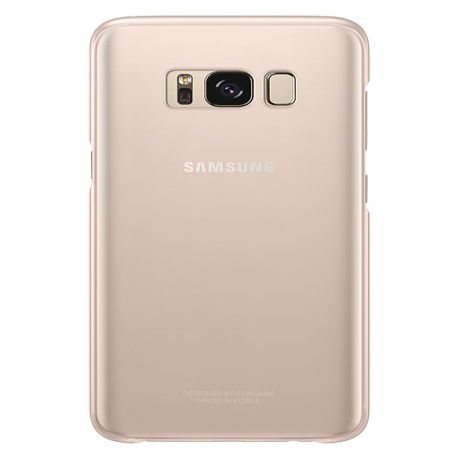 Back panel cover Samsung  QG955CPE Clear Cover for Galaxy S8+ G955 Pink