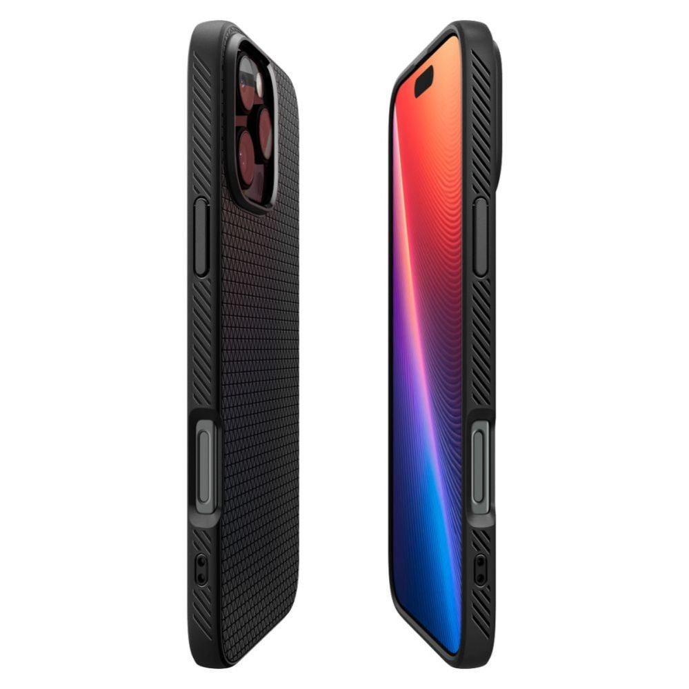 Tagakaaned Spigen  Spigen Liquid Air Case for iPhone 16 Pro Max - Black